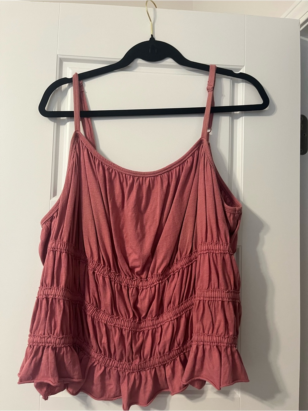 Cropped Smocked Cami